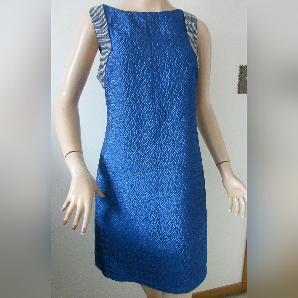 HAIGHT & ASHBURY Blue Dress Silver Stud Detail Women's Medium